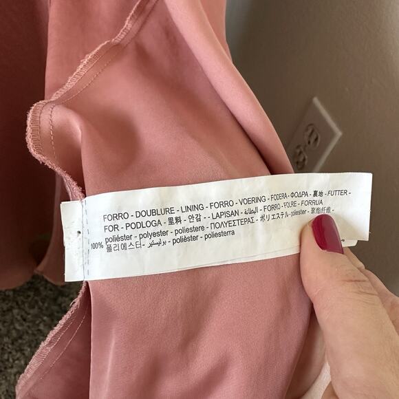 ZARA BLOGGERS FAVE SATIN EFFECT Buttoned Slip Midi Dress Wedding - Picture 7 of 10